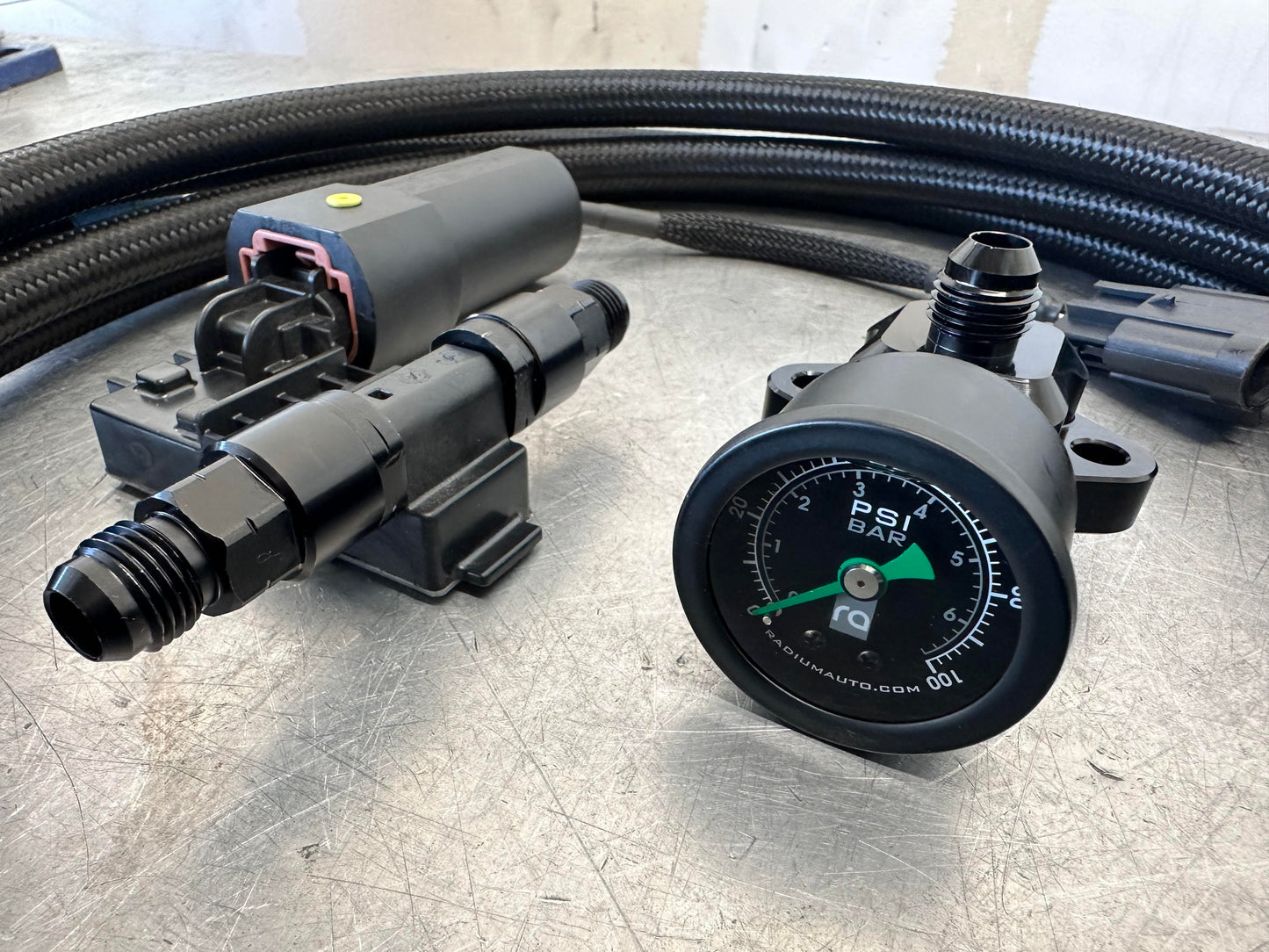 370z Stage 1 Fuel Return and Flex Fuel combo system
