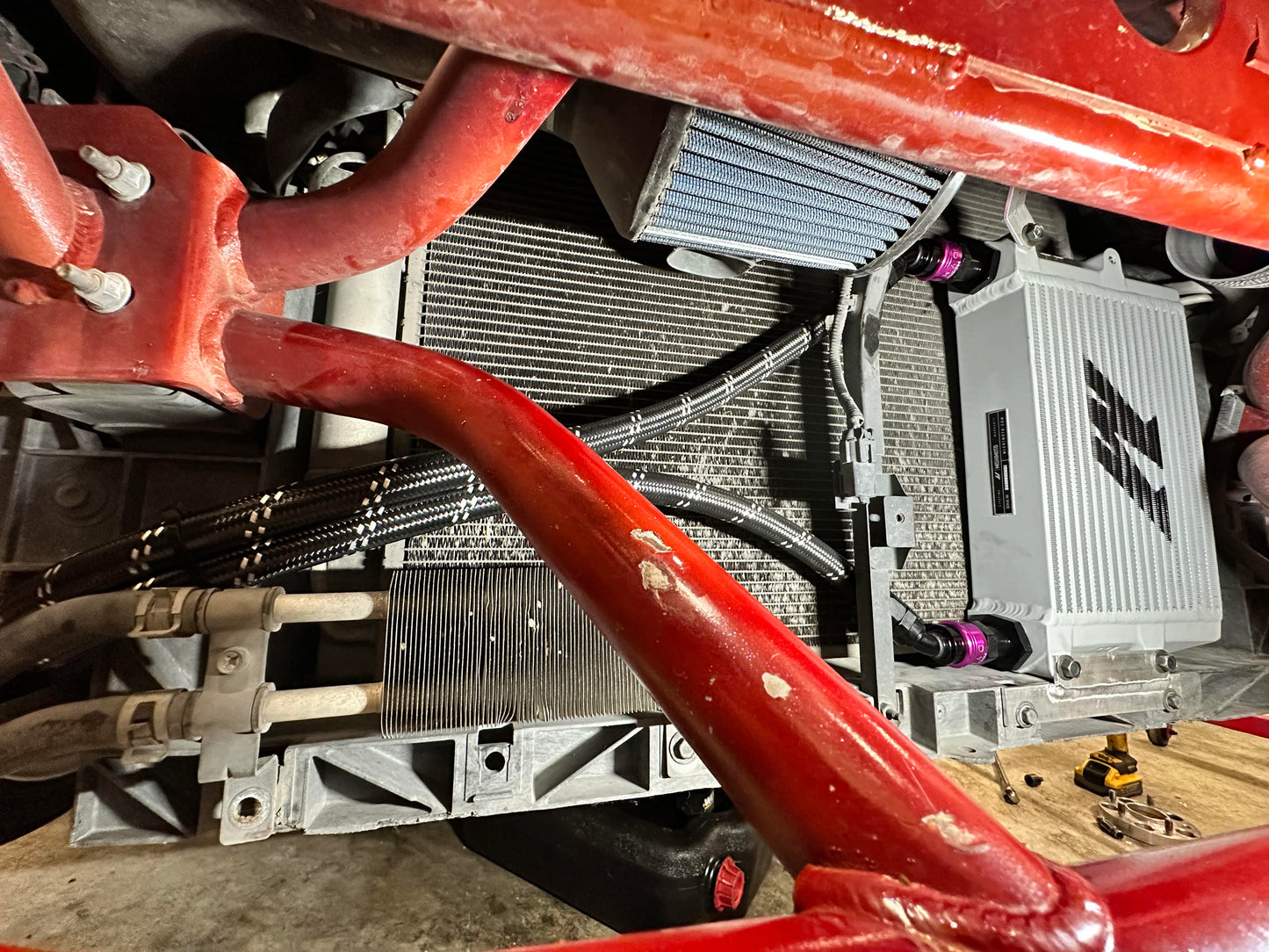 370Z G37 VPF Spec race oil cooler