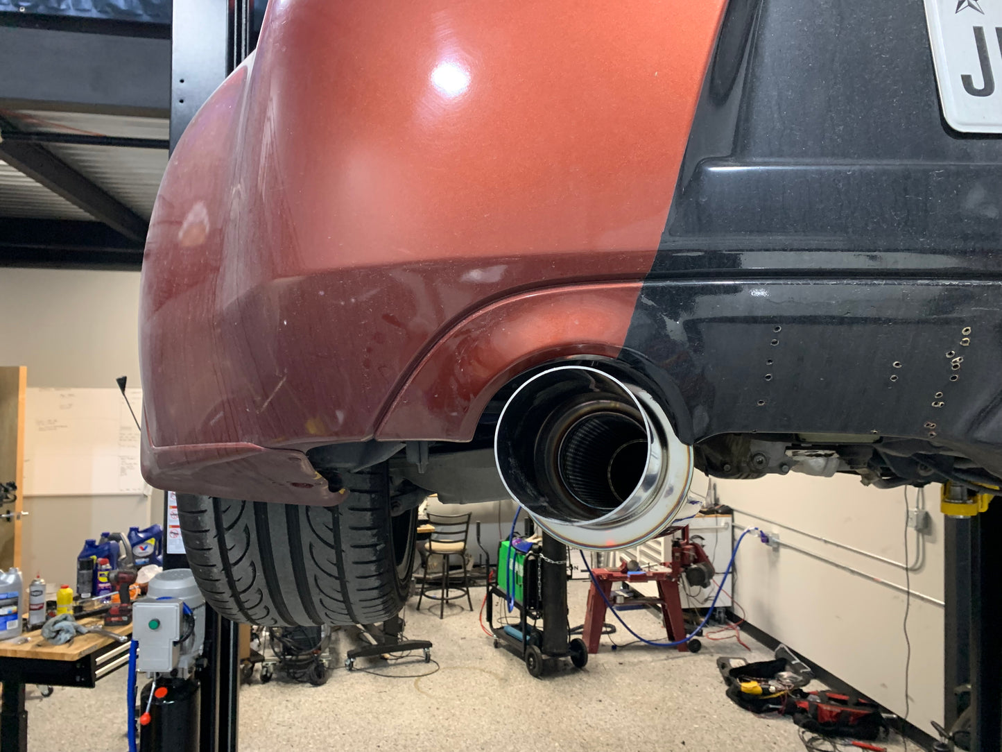 370Z 3.5in Single Exit Exhaust