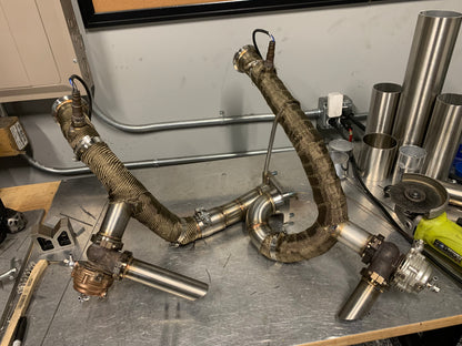 370z Turbo Manifold with Wastegates and Modified Headers (NO TURBO INCLUDED)