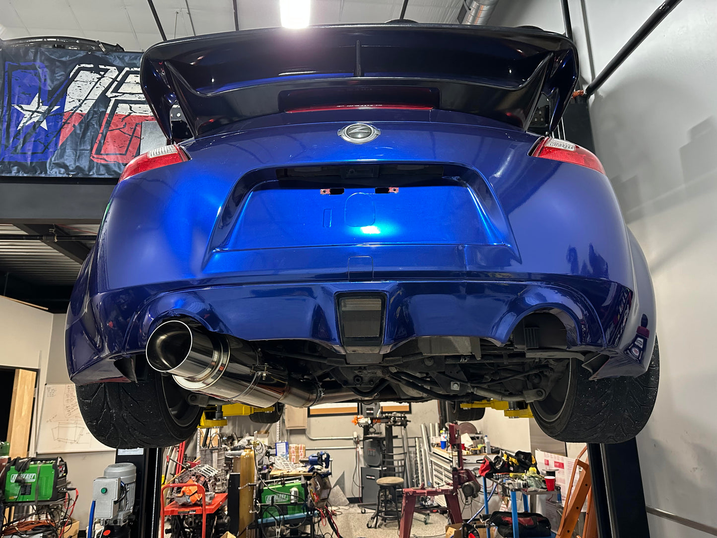 370Z 3.5in Single Exit Exhaust